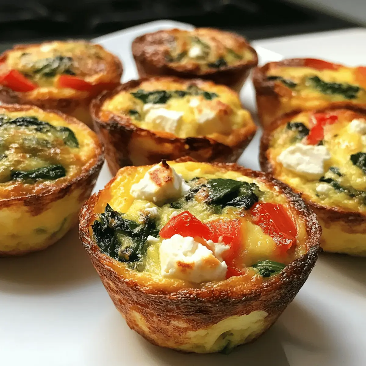 Spinat-Feta-Eier-Muffins für einen gesunden Start