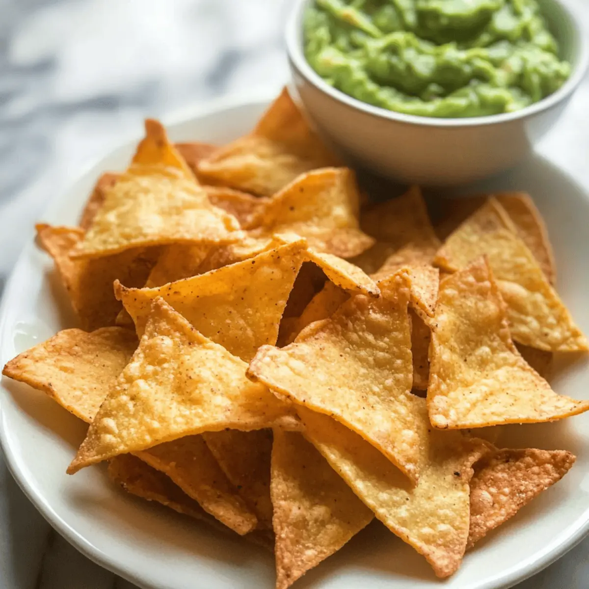 Krosse Keto Tortilla Chips in 2 Zutaten