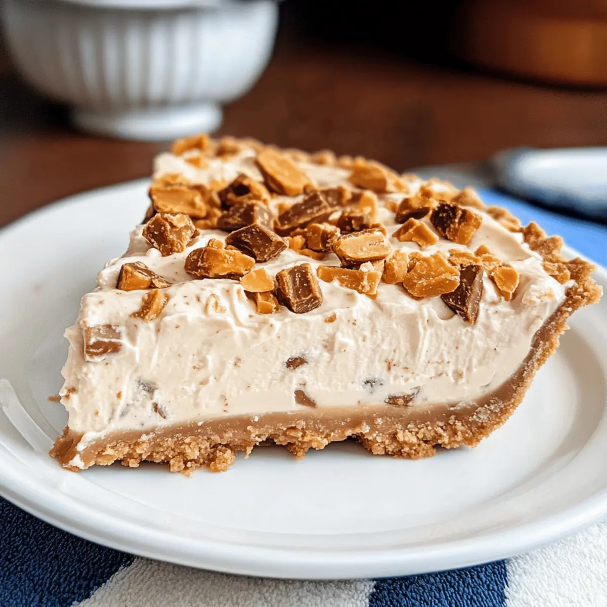 Einfache Butterfinger Torte ohne Backen