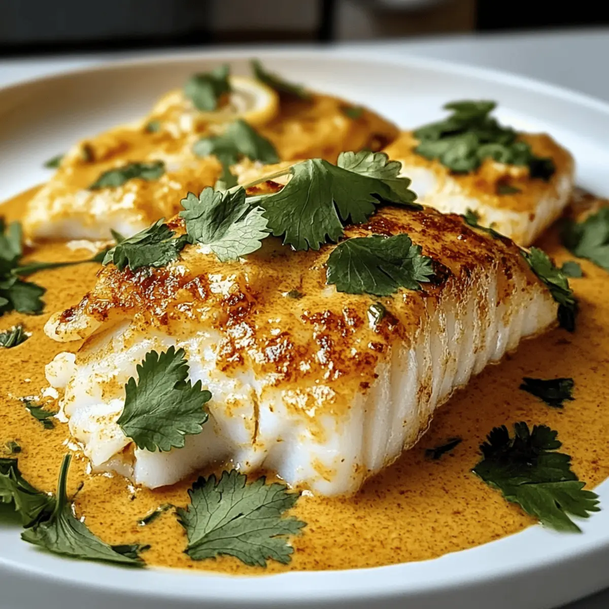Cremiger Kokos-Curry-Kabeljau für jeden Abend