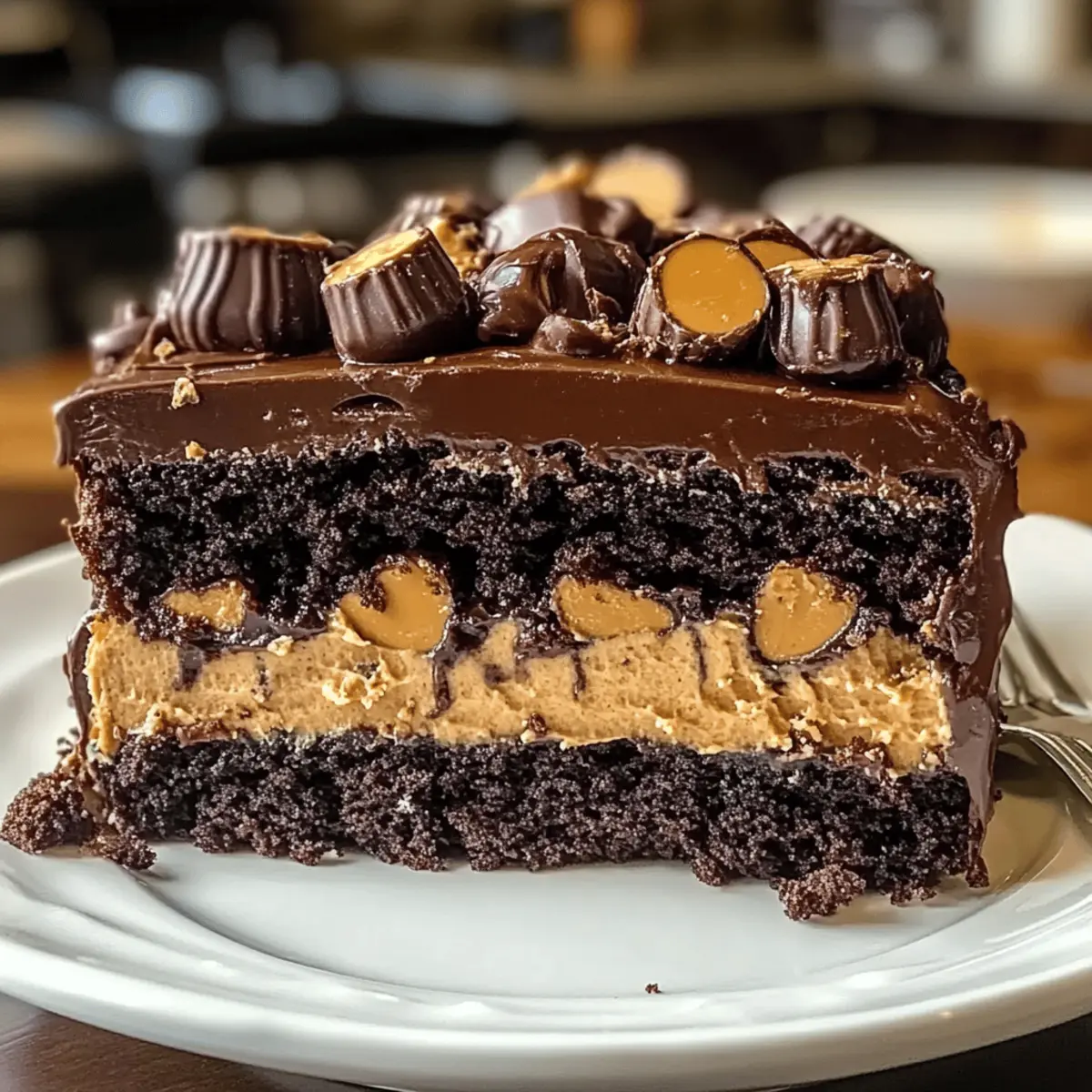 Reese’s Peanut Butter Erdbeben Kuchen: Ein Genuss