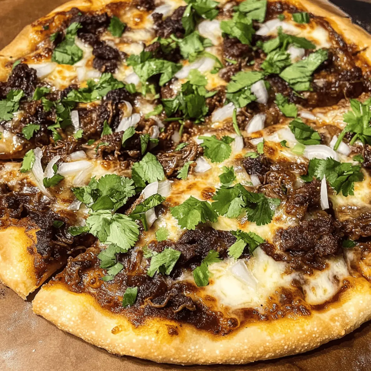 Der Ausgang: Verführerische Birria Pizza selbstgemacht