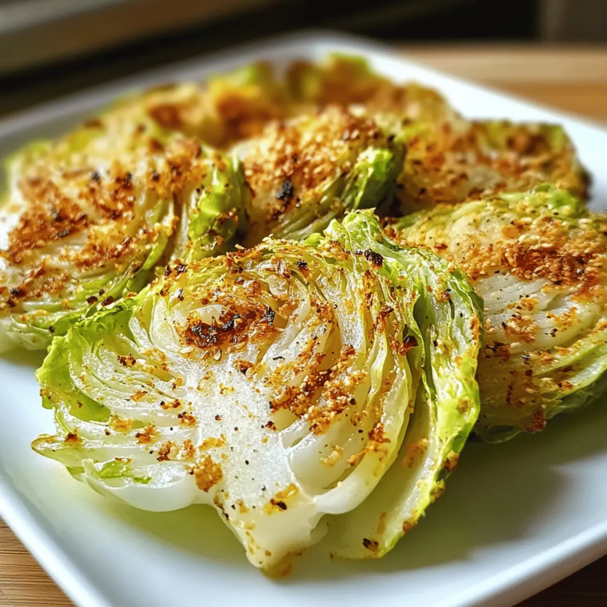 Crispy Air Fryer Cabbage Wedges für gesunde Ernährung