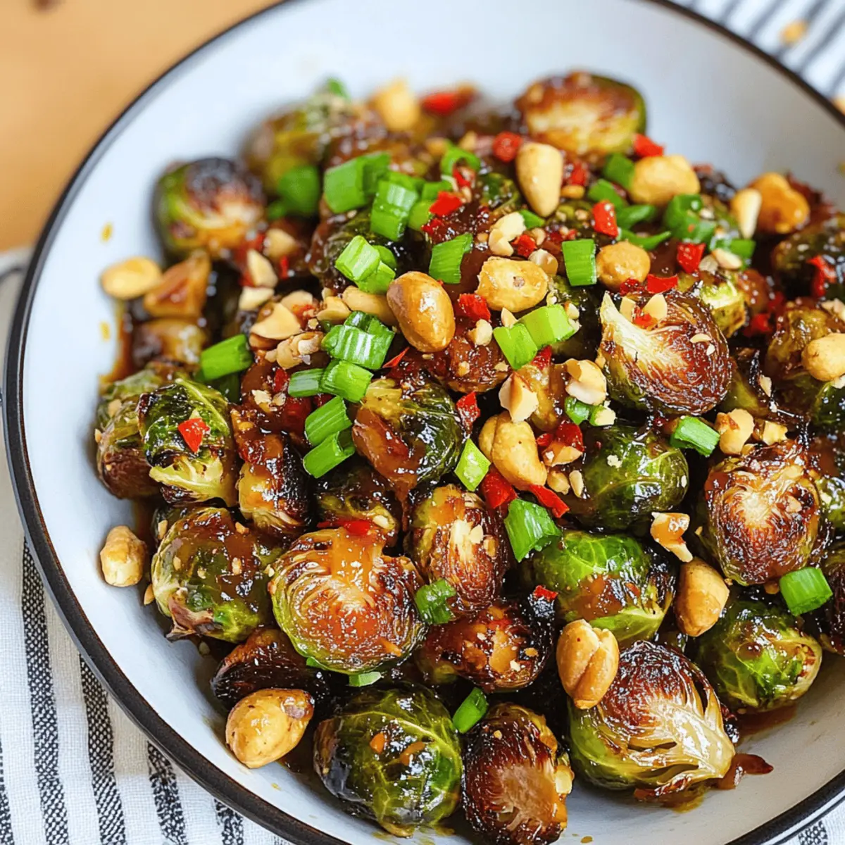 Keto Kung Pao Rosenkohl: Ein würziges Low-Carb-Gericht