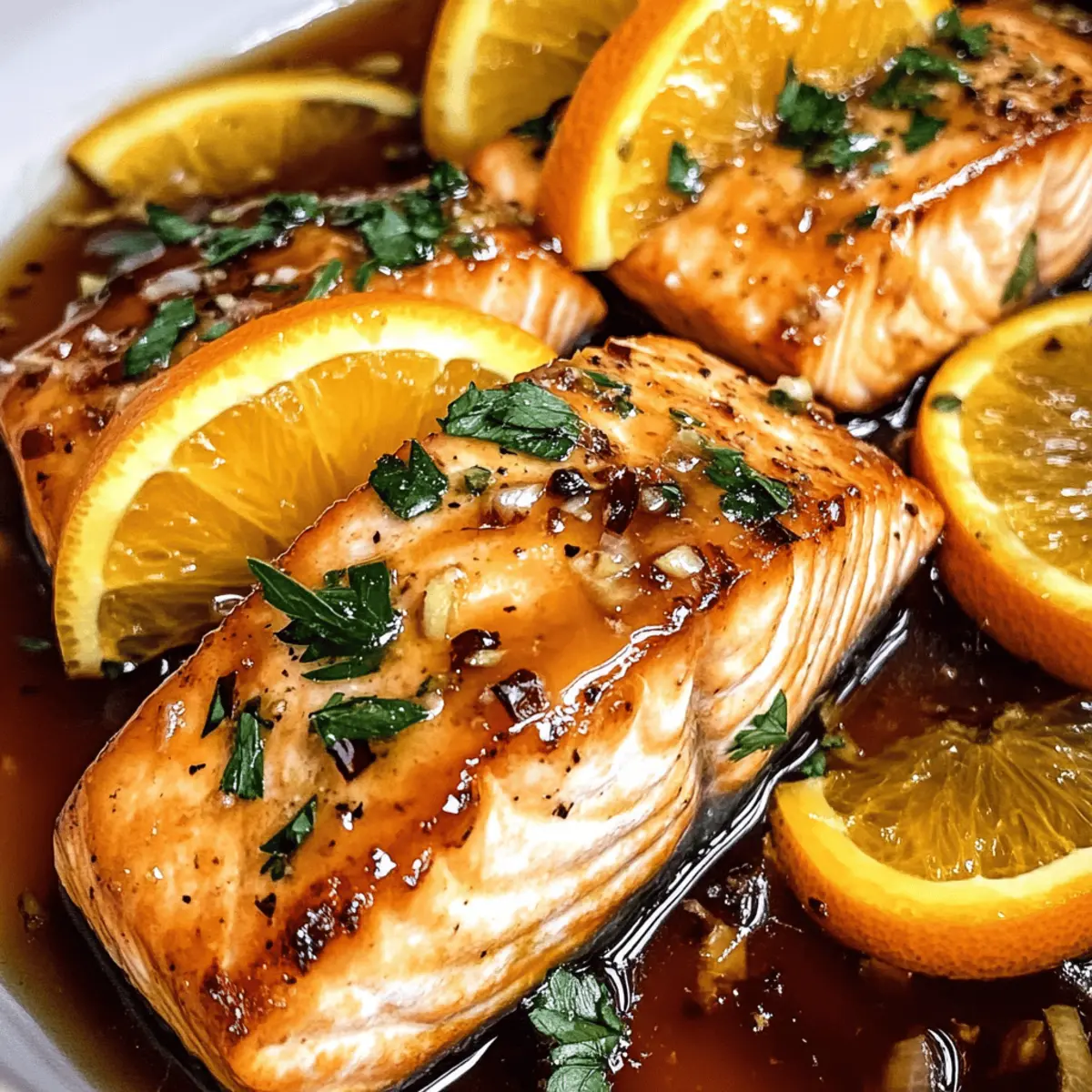 Der Ausgang: Schnelles Rezept für Orangenlachs