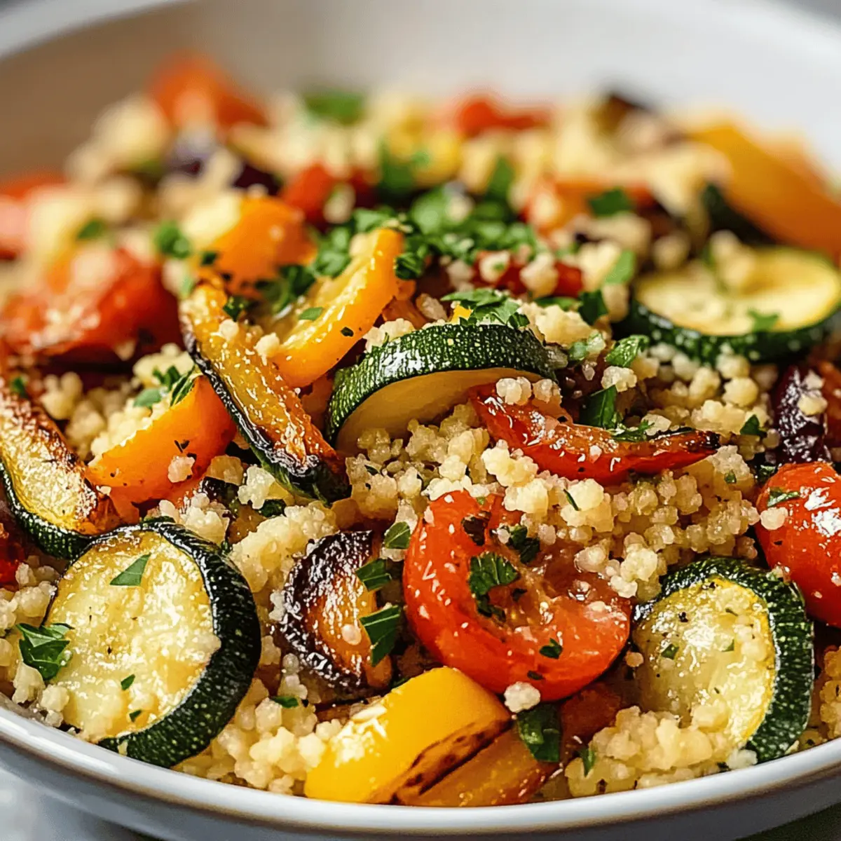 Röstgemüse Couscous für Geschmacksexplosion