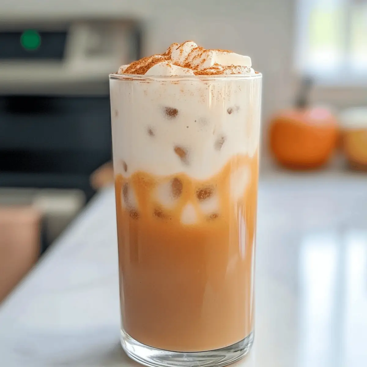 Iced Pumpkin Cream Chai selbstgemacht für den Herbst
