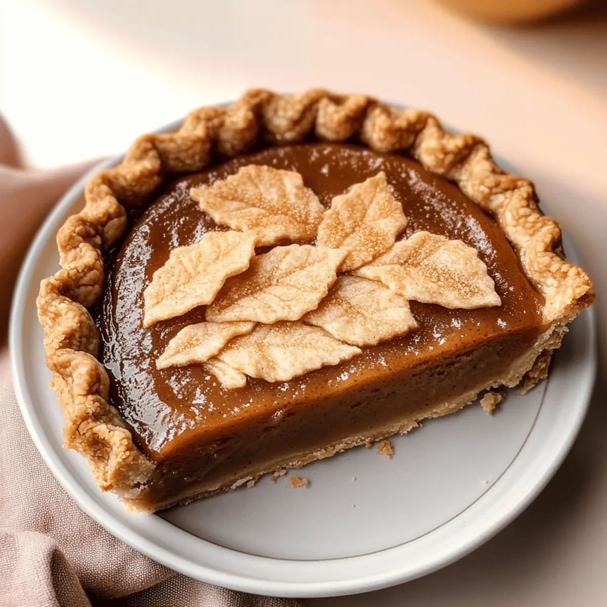 Cremige Apfelbutter-Torte mit Dinkelkruste