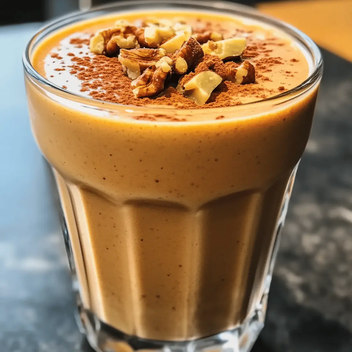 Gesunder Karottenkuchen Smoothie für jeden Tag