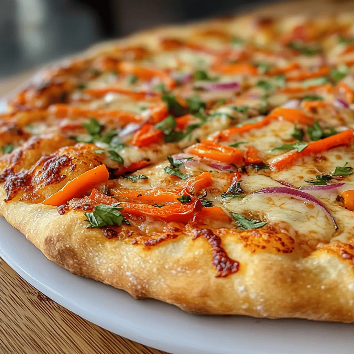 Thai Curry Pizza für deinen nächsten Abend