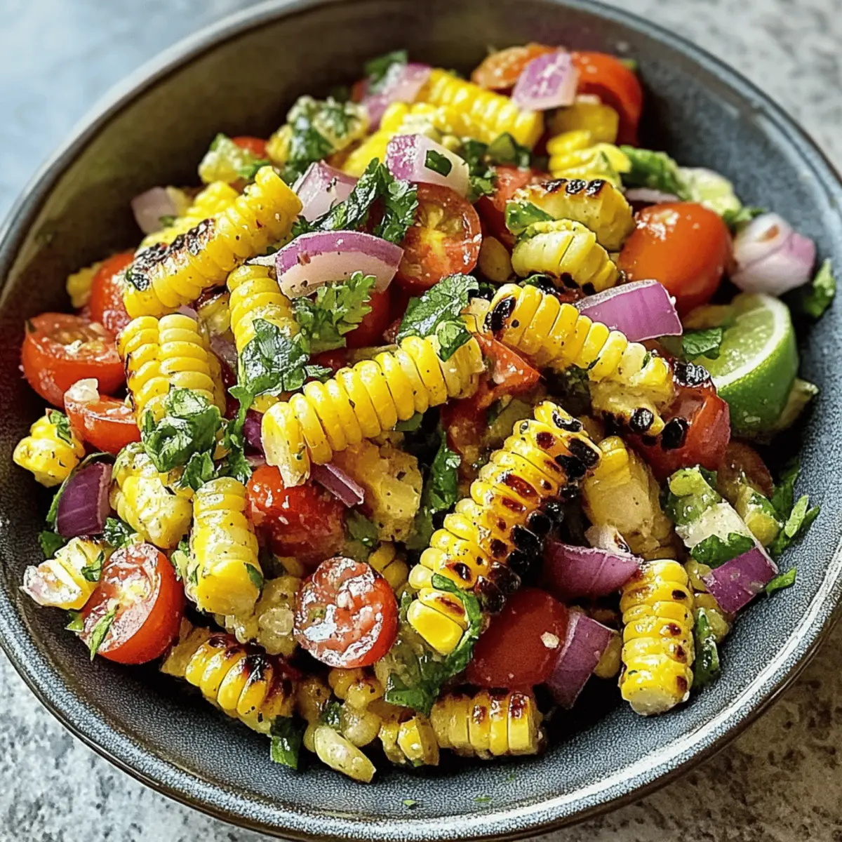 Gegrillter Maissalat für den perfekten Sommergenuss