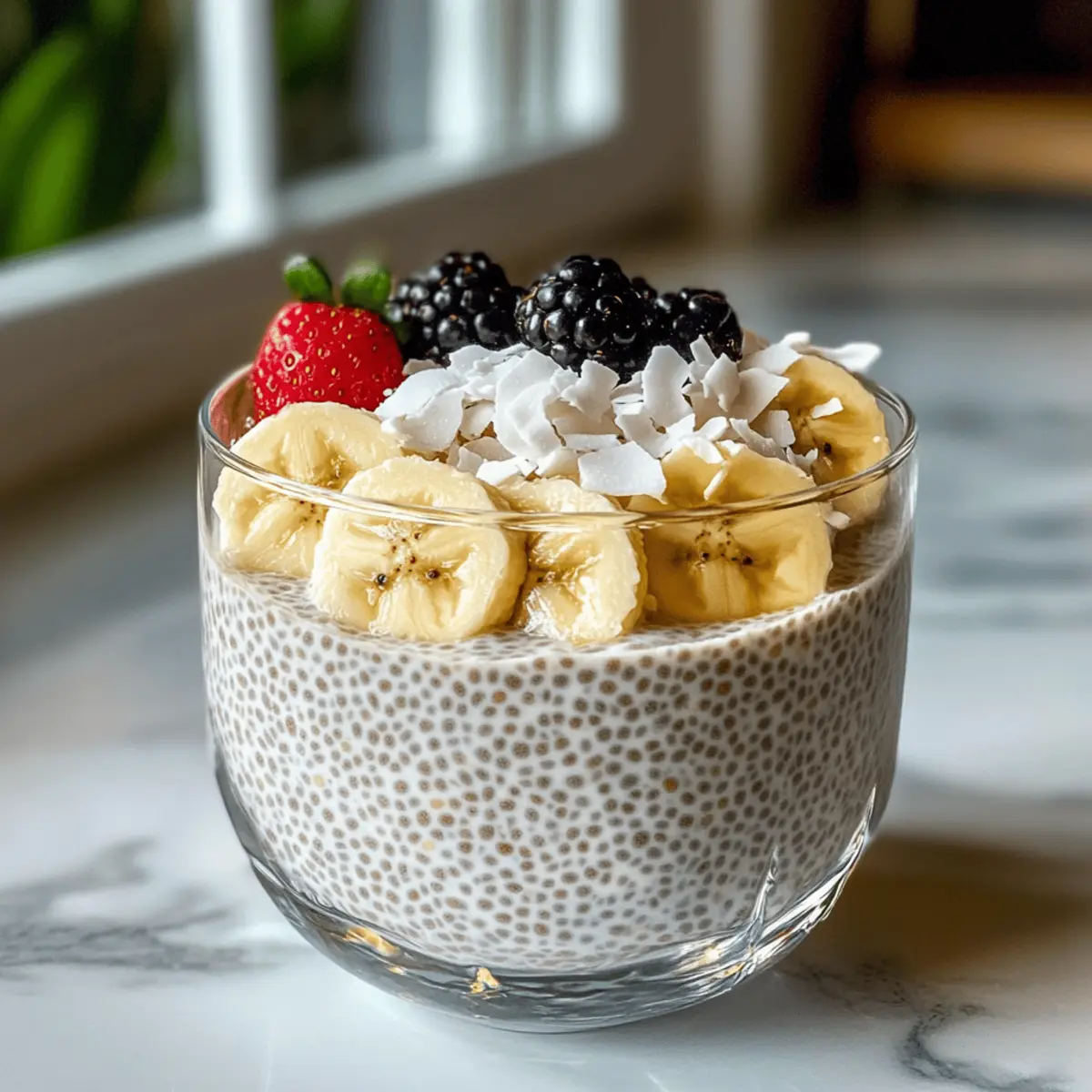 Der Ausgang: Leckeres Kokos-Chia-Pudding Rezept