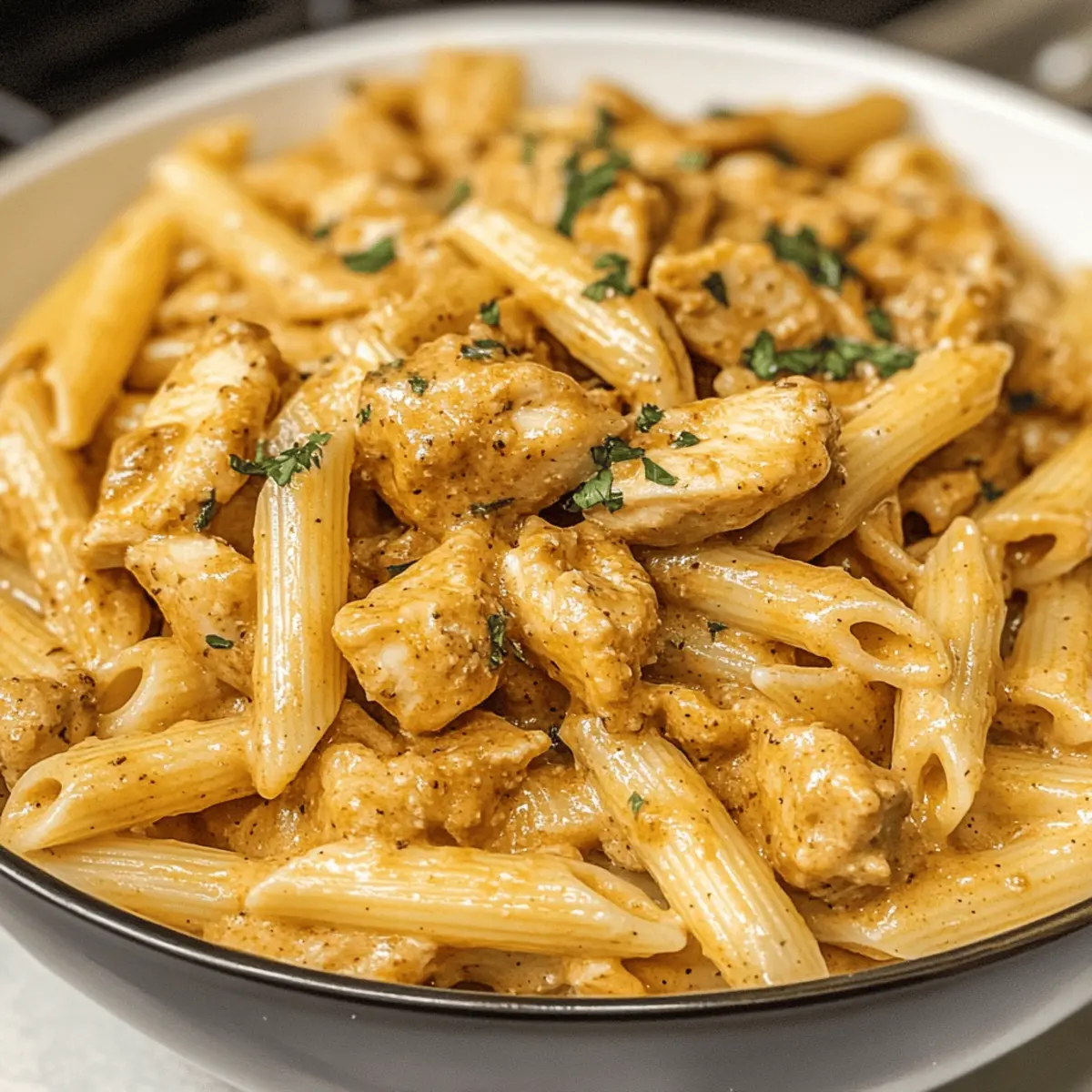 Cremige Cajun Hähnchen Pasta in 30 Minuten