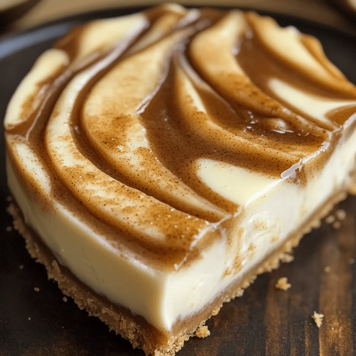 No-Bake Apfelbutter-Käsekuchen für deine Küche