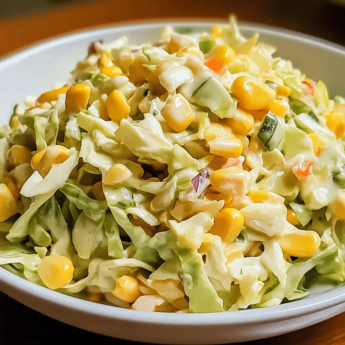 Würzige Jalapeno Mais Coleslaw für den Sommer