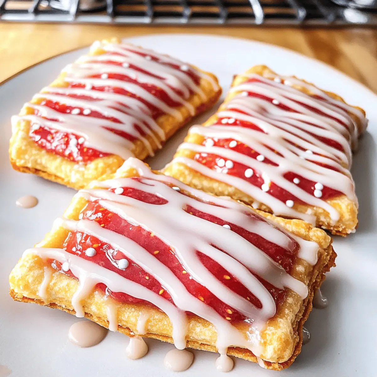 High-Protein Erdbeer Pop Tarts für einen gesunden Snack