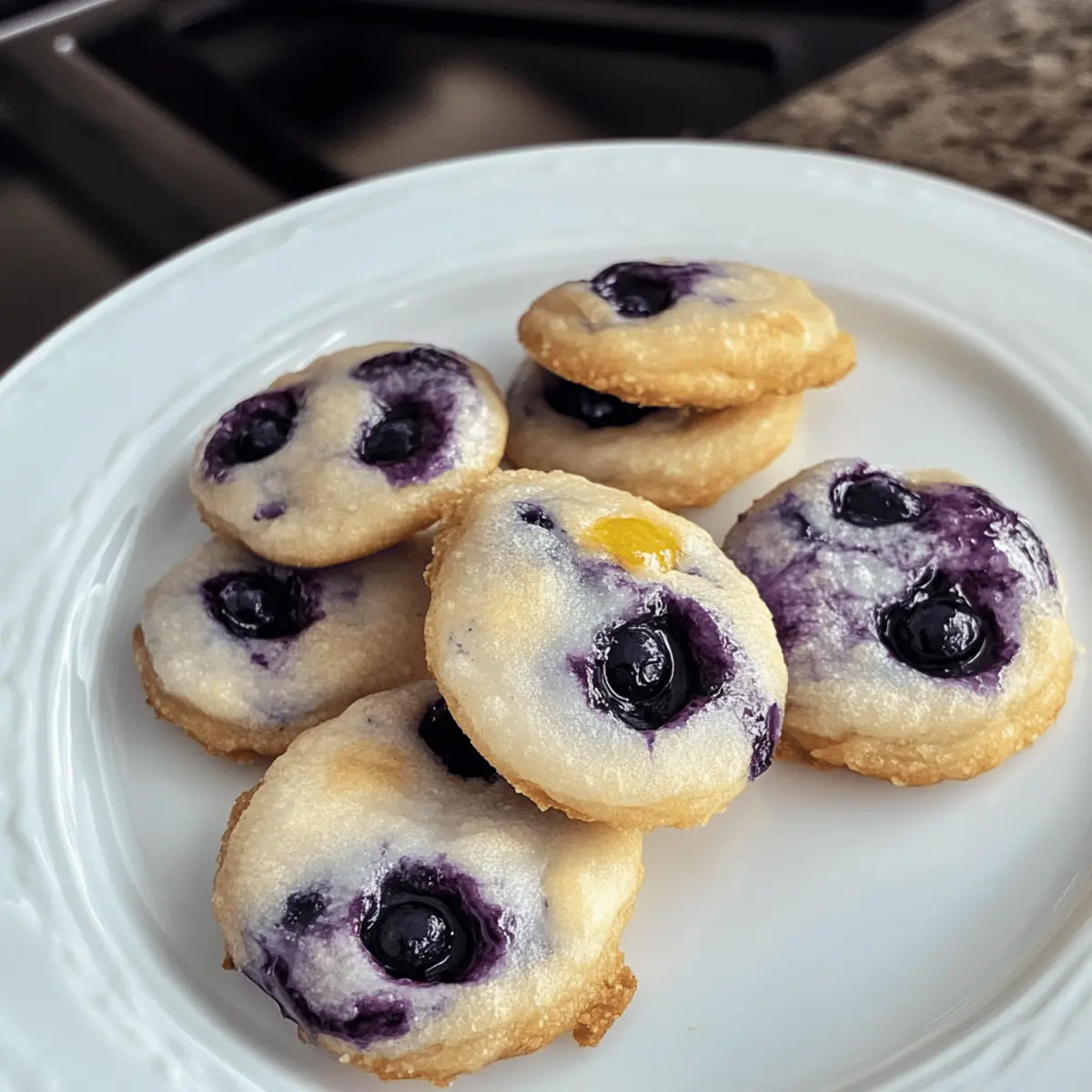 lemonen und blaubeeren mochi kekse glutenfrei vegan