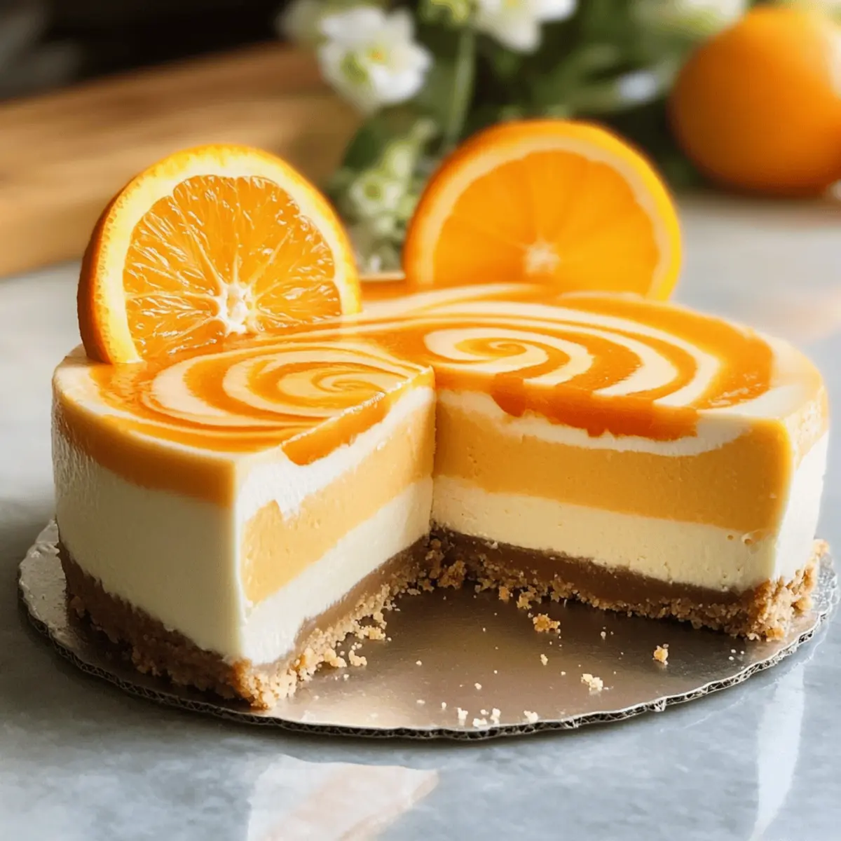 Der traumhafte No-Bake Creamsicle Cheesecake