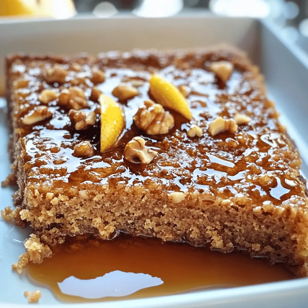 Glutenfreier Griechischer Honigkuchen