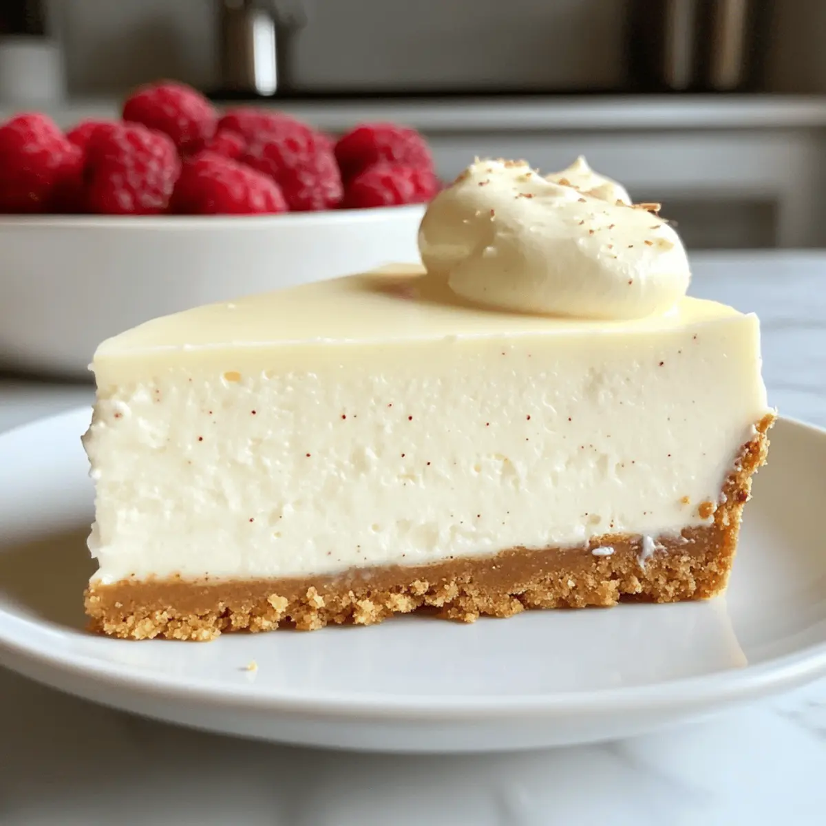 einfaches Vanille-Bohnen Weißer Schokoladen-Mousse-Cheesecake