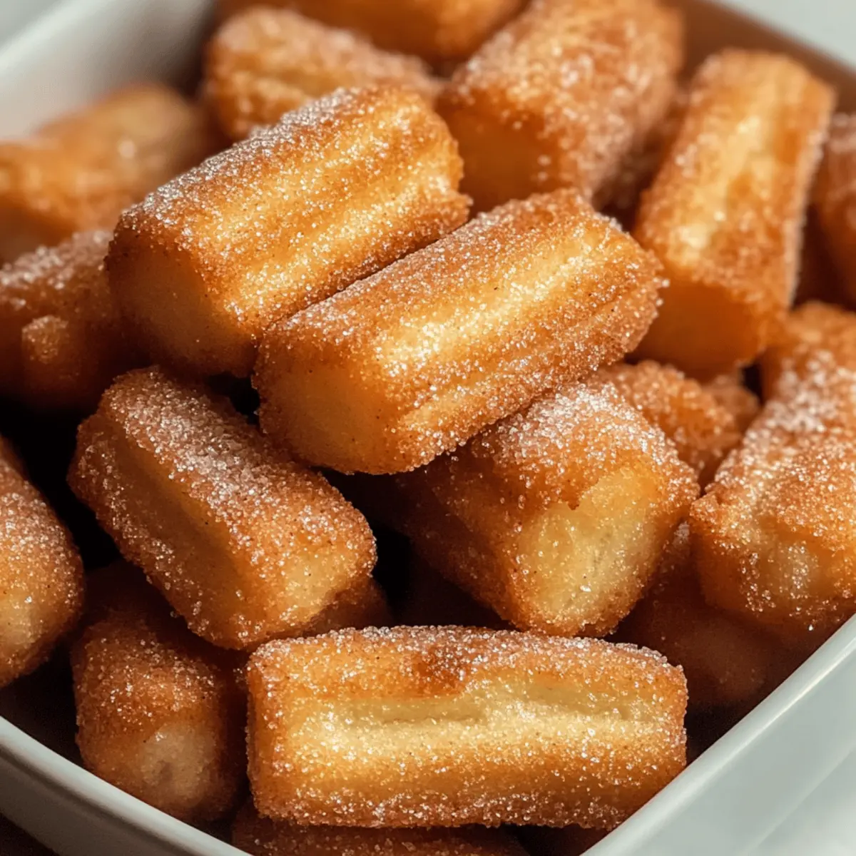 Süße Churro Bites aus der Heißluftfritteuse