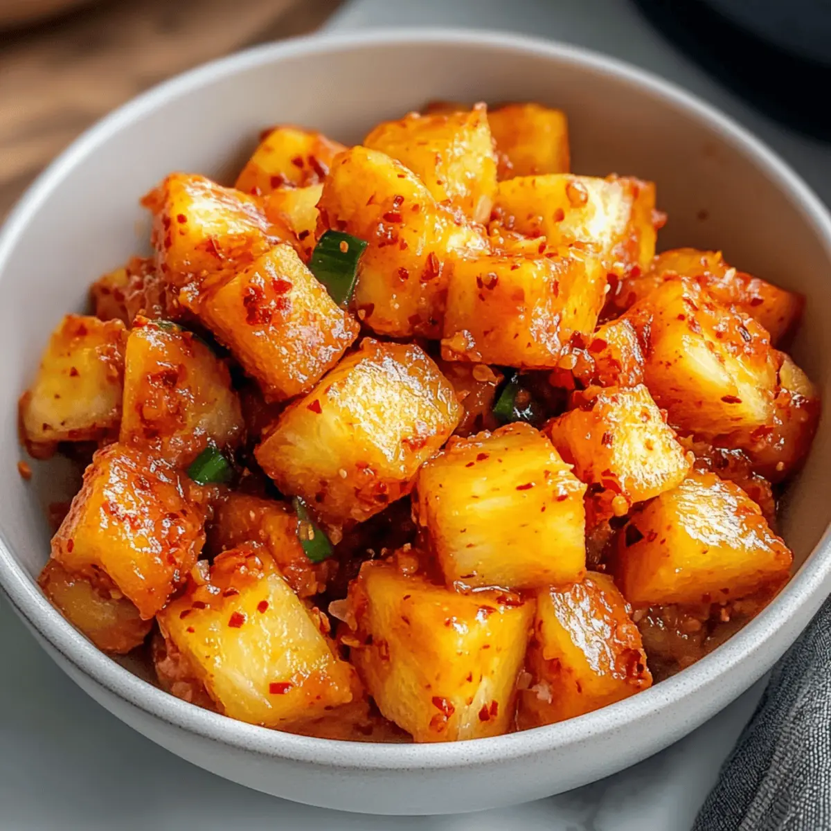 Spicy Pineapple Kimchi für jeden Tag genießen