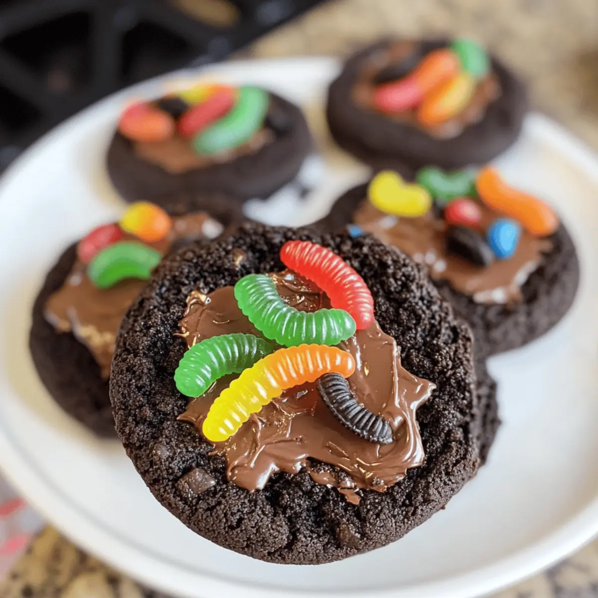 Dirt and Worms Cookies: Schmackhafte Schokoladenfreude