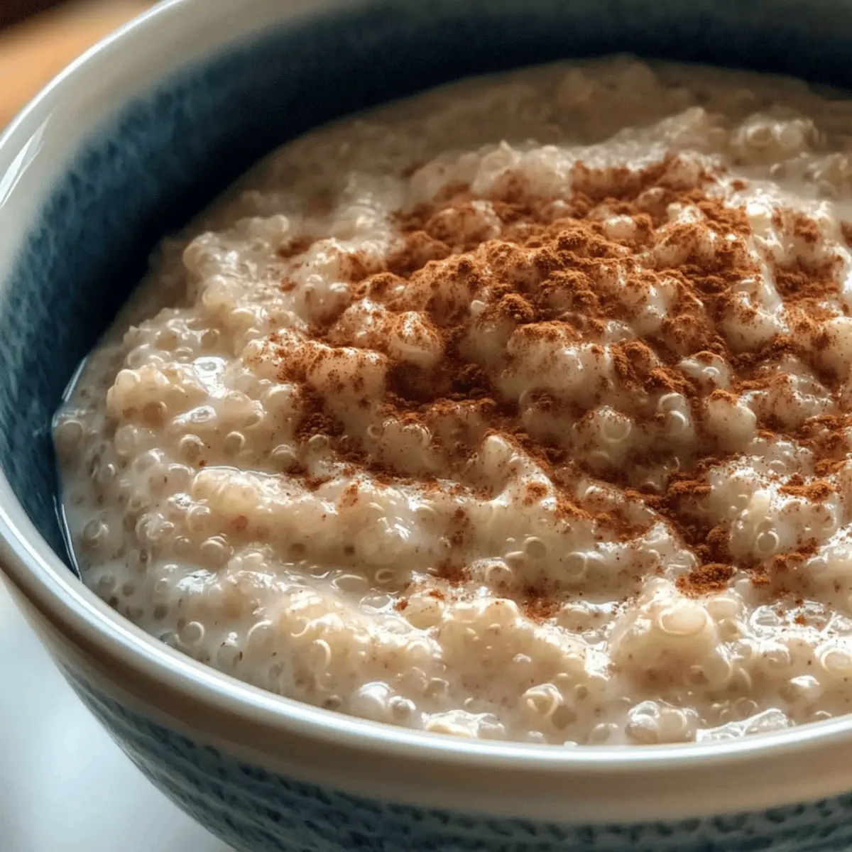 Cremiger Quinoa Pudding als gesundes Dessert