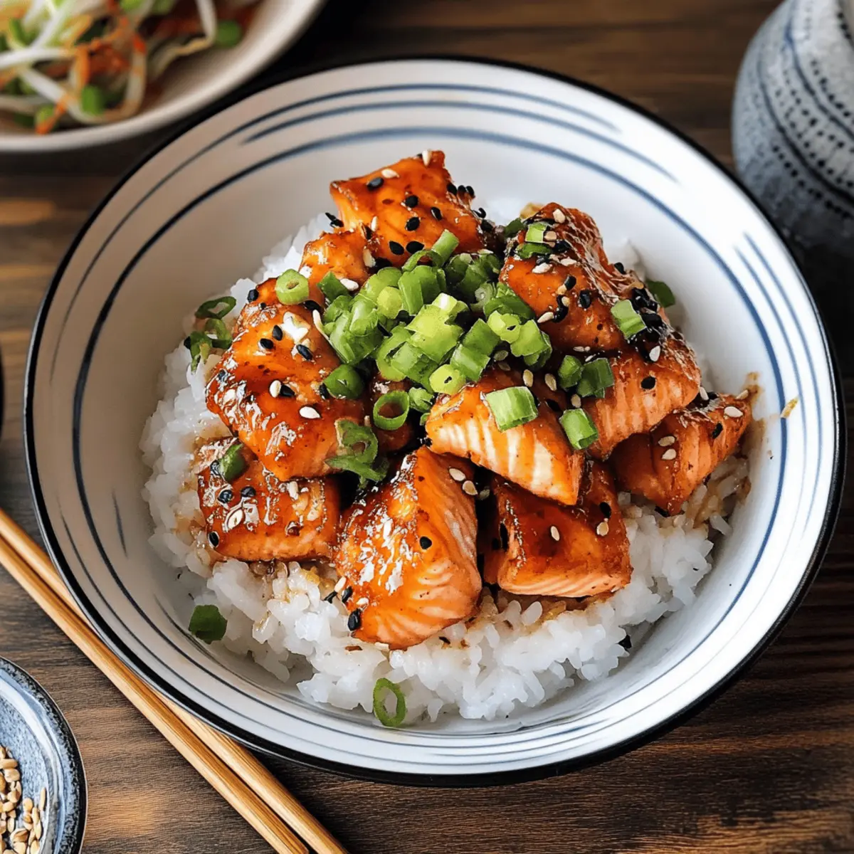 Koreanischer Fisch Donburi: Einfach und lecker