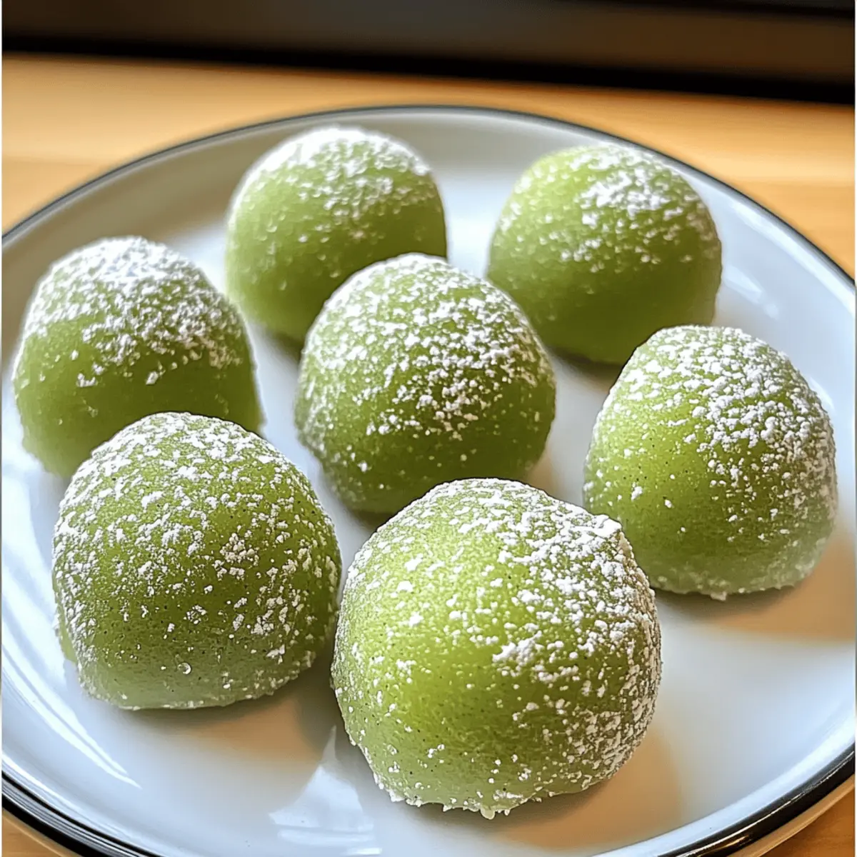 Chewy Matcha Mochi Bites – Glutenfreie Nascherei