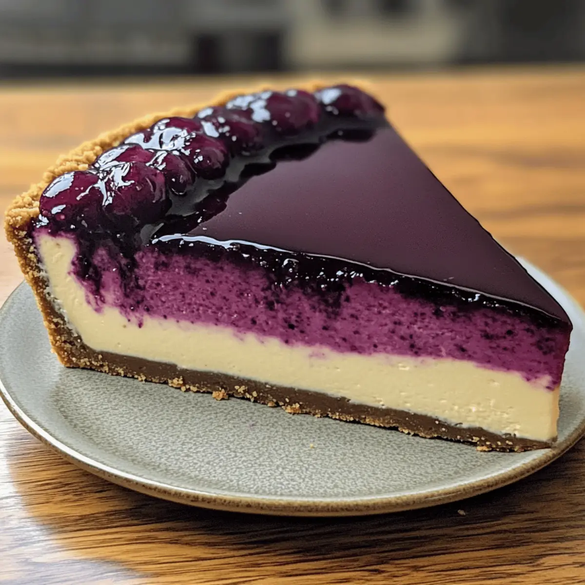 No-Bake Blueberry Cheesecake ganz einfach selbst gemacht