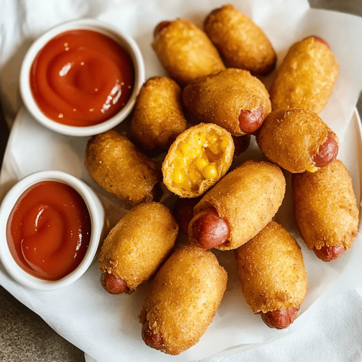Mini Corn Dogs für die ganze Familie