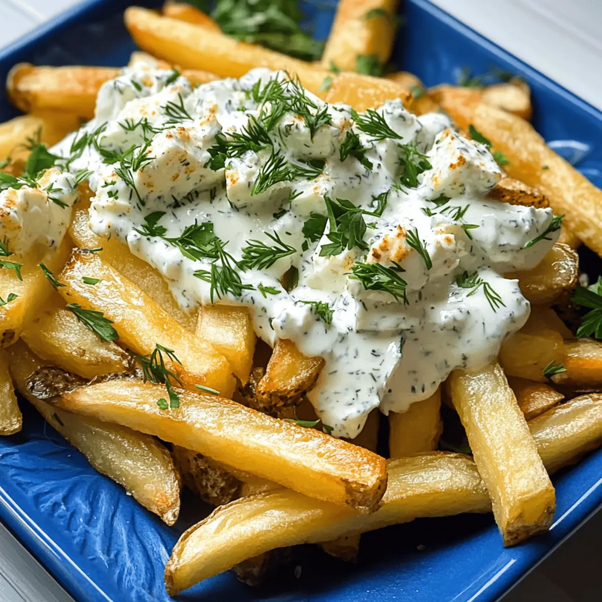 Griechische Feta-Pommes für jeden Snack-Liebhaber