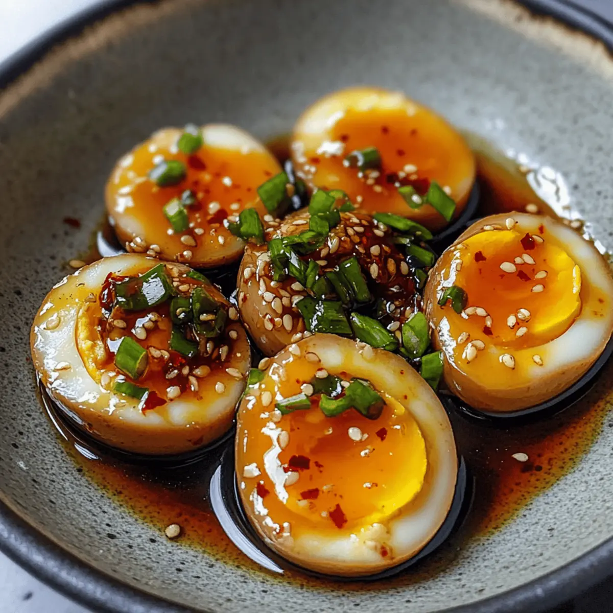 Koreanische Sojasoße Marinierte Eier Rezept