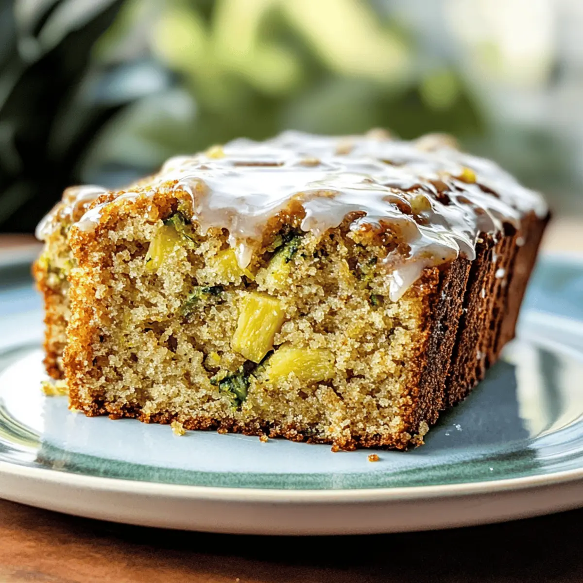 Zucchini Ananas Brot für tropischen Genuss