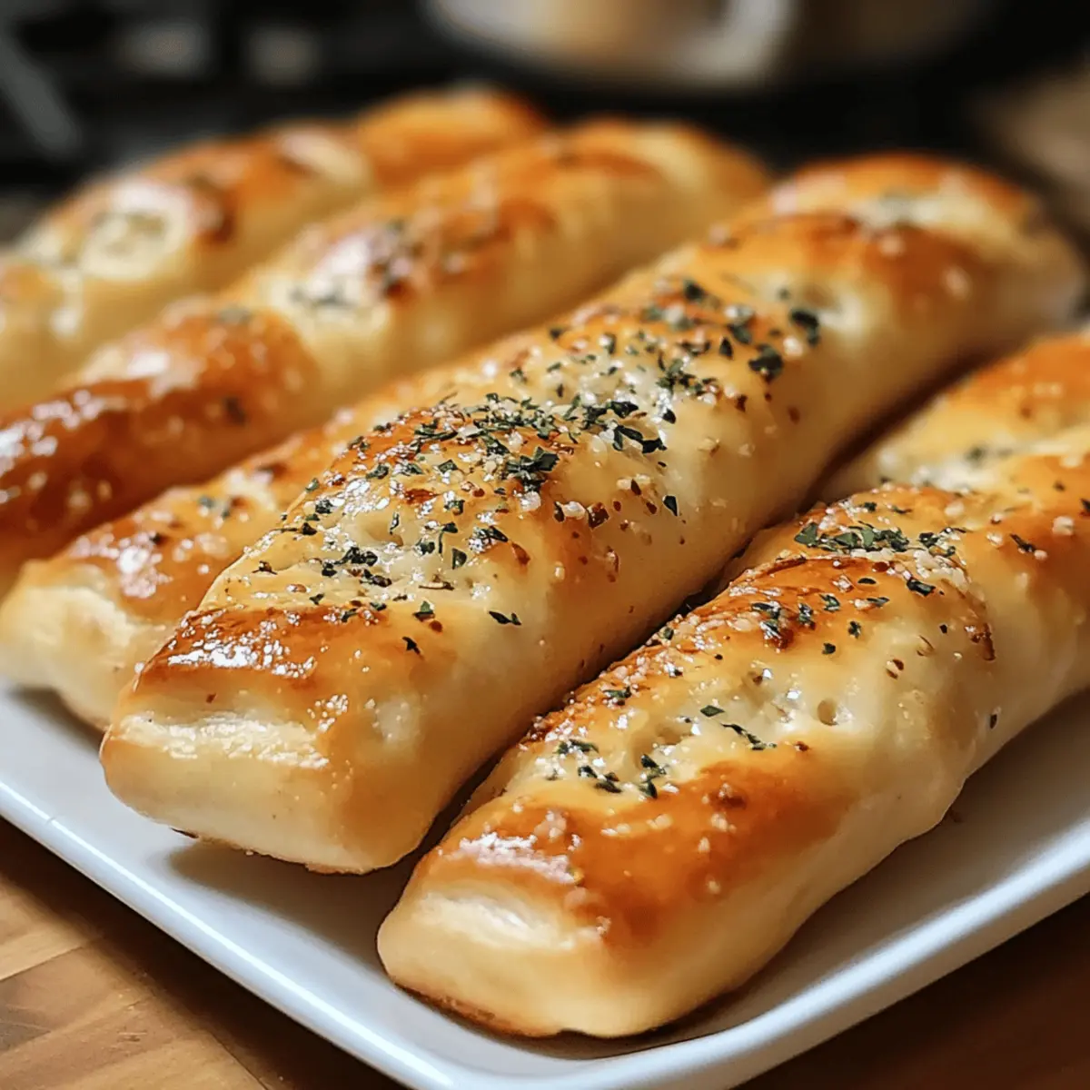 Der Ausgang: Perfekte selbstgemachte Brotsticks