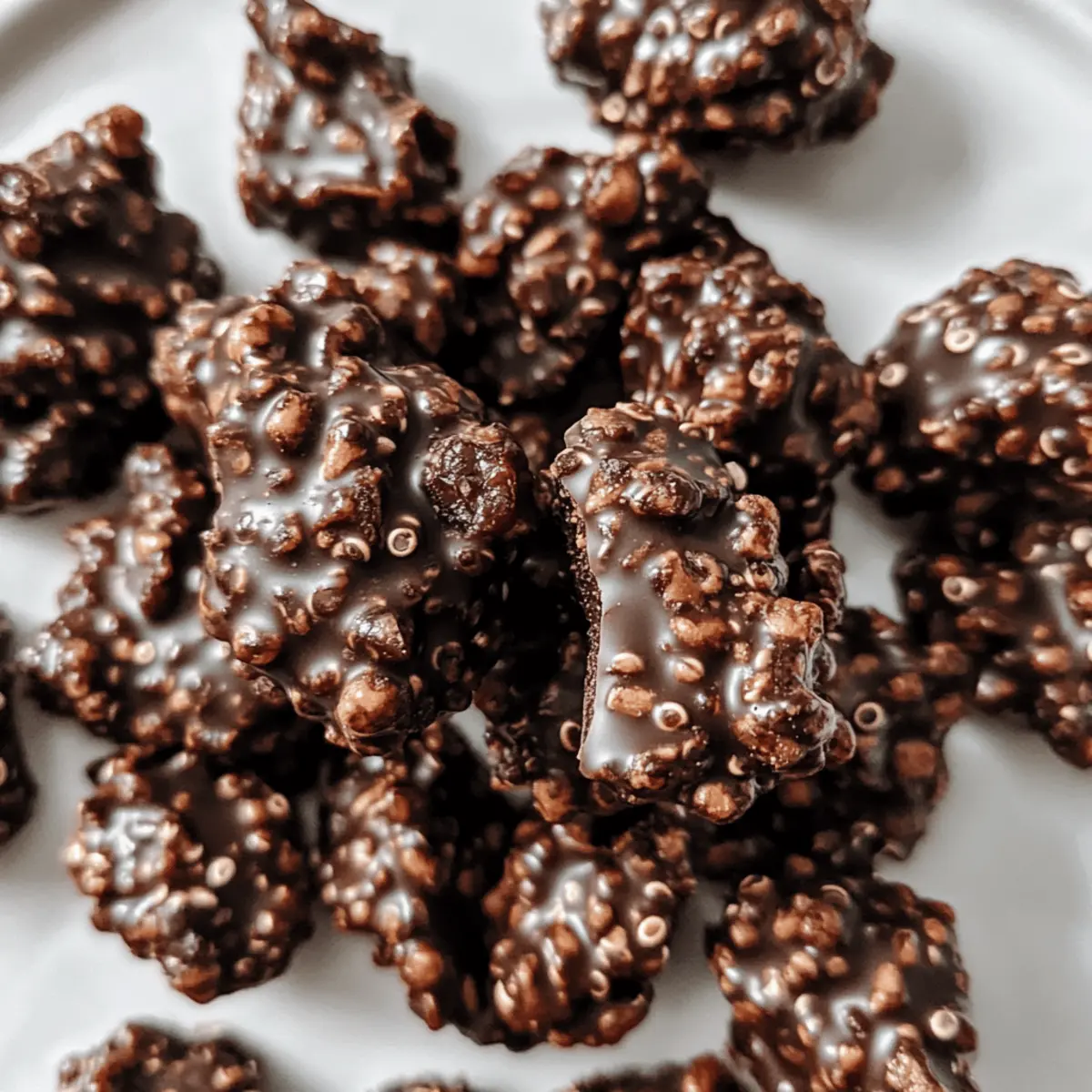 Der Ausgang: 3 Zutat Dunkle Schokolade Quinoa Crisps