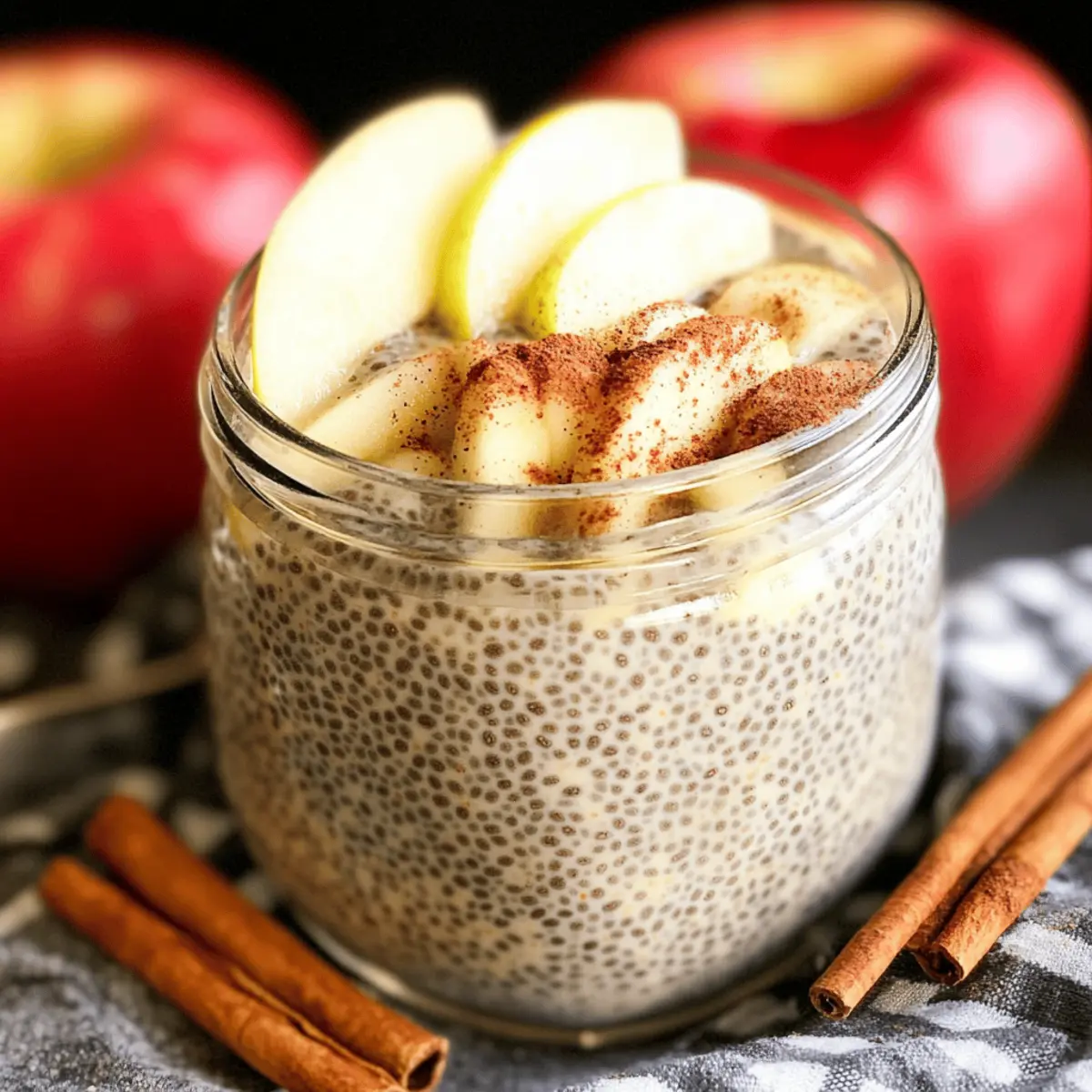 Gesunde Apfelkuchen Chia Pudding Rezept