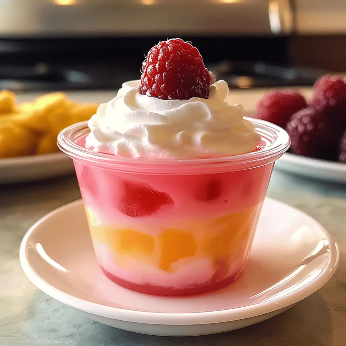 Der Ausgang: Erfrischender griechischer Joghurt-Jello Fluff