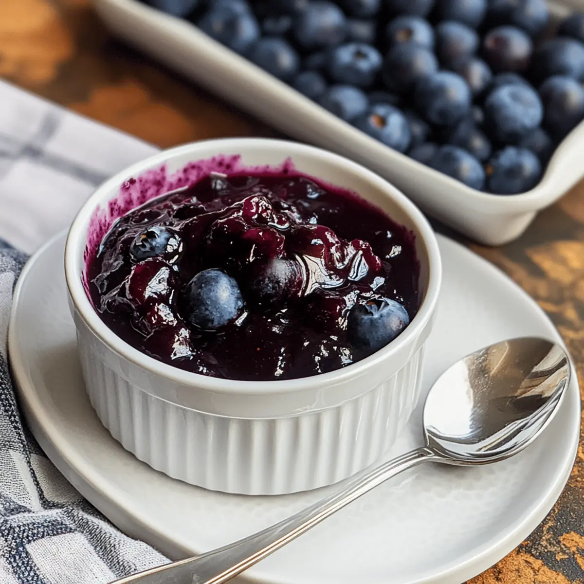 Der Ausstoß: Einhimmlischer Blaubeerkompott