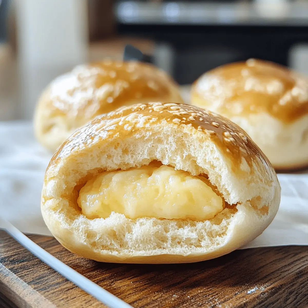 Weiche Bolo Bao Hongkong-Pfannkuchen selber machen