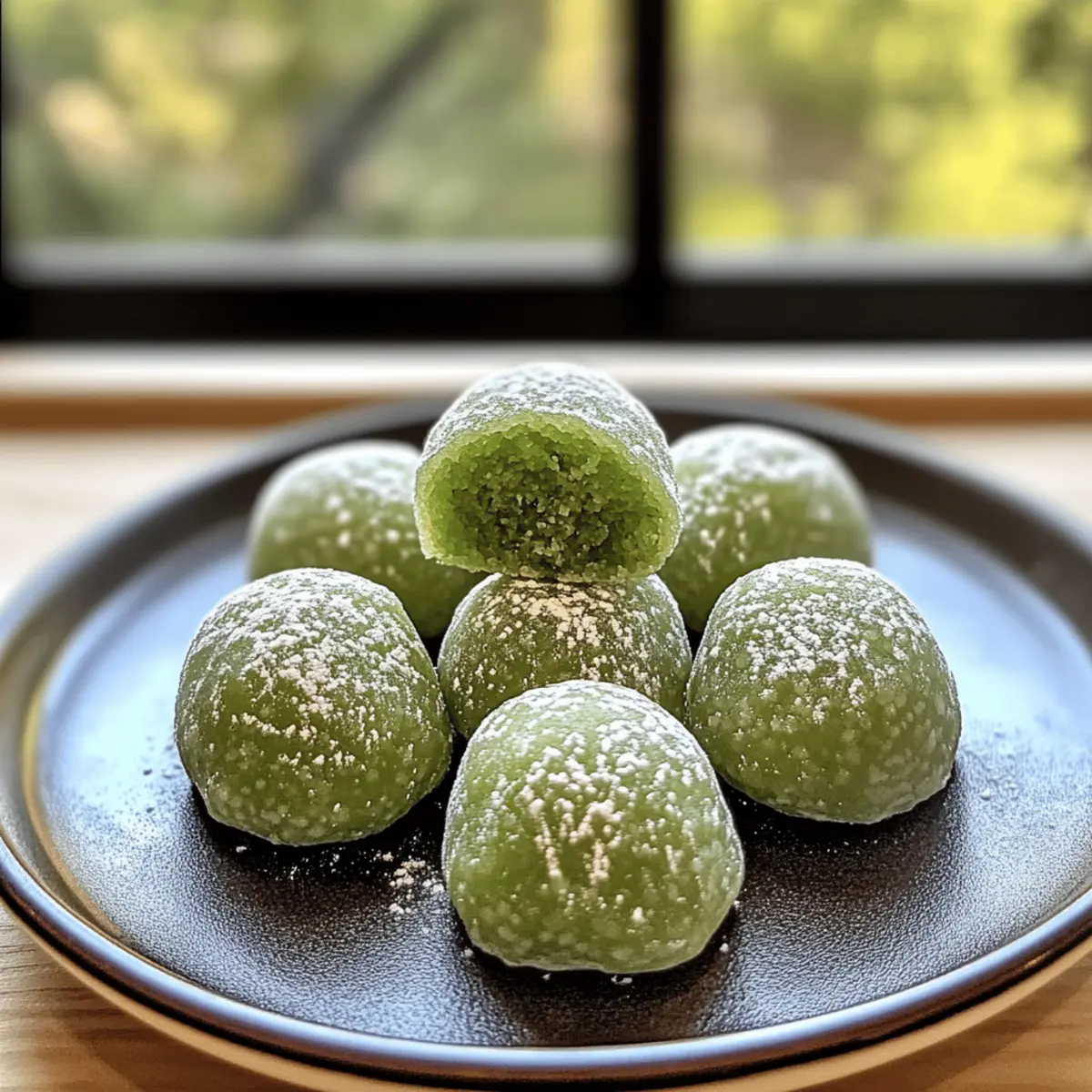 Der Ausgang: Köstliche Chewy Matcha Mochi Bites