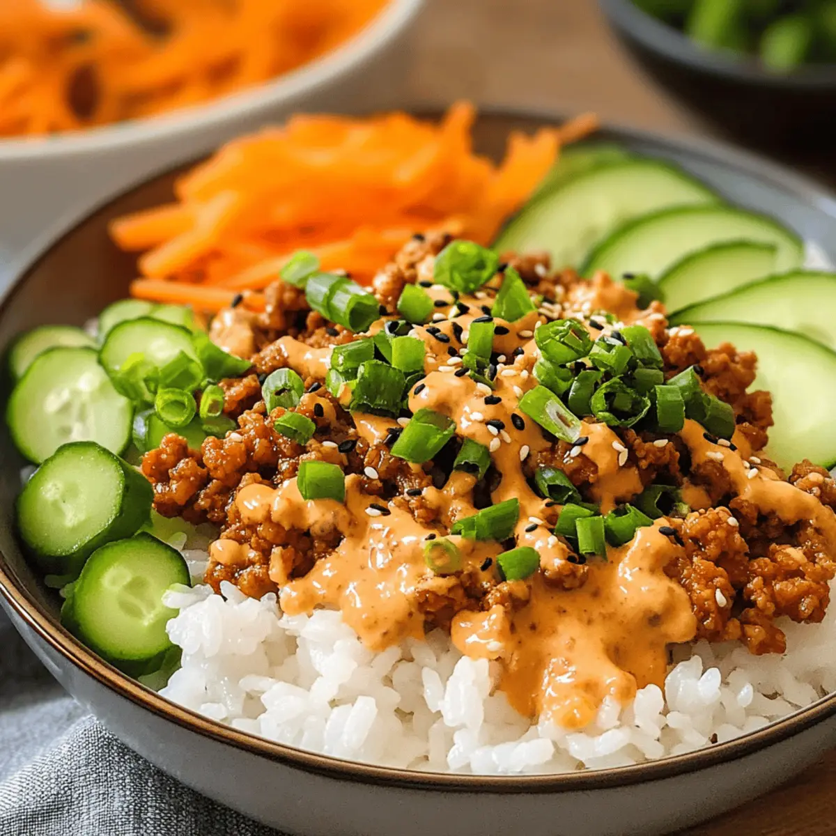 Koreanische Hackfleisch-Reisbowl für schnelle Abende
