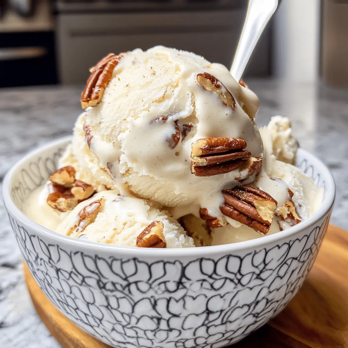 Butter-Pecan-Eis selbst gemacht: Ein Traumdessert