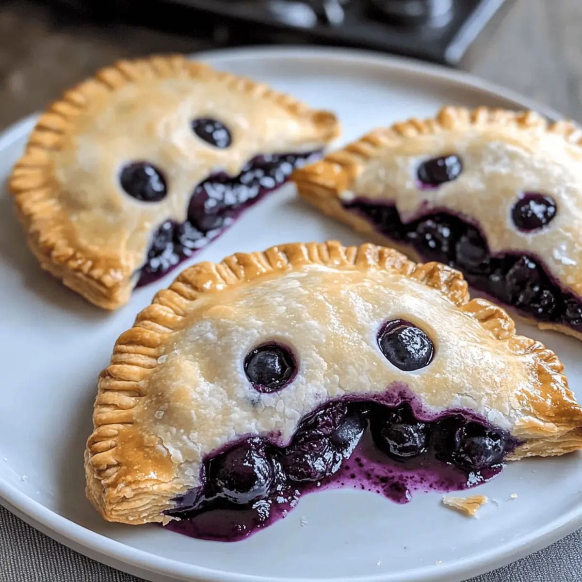 Vegan Blaubeer Geister-Handpasteten für Halloween