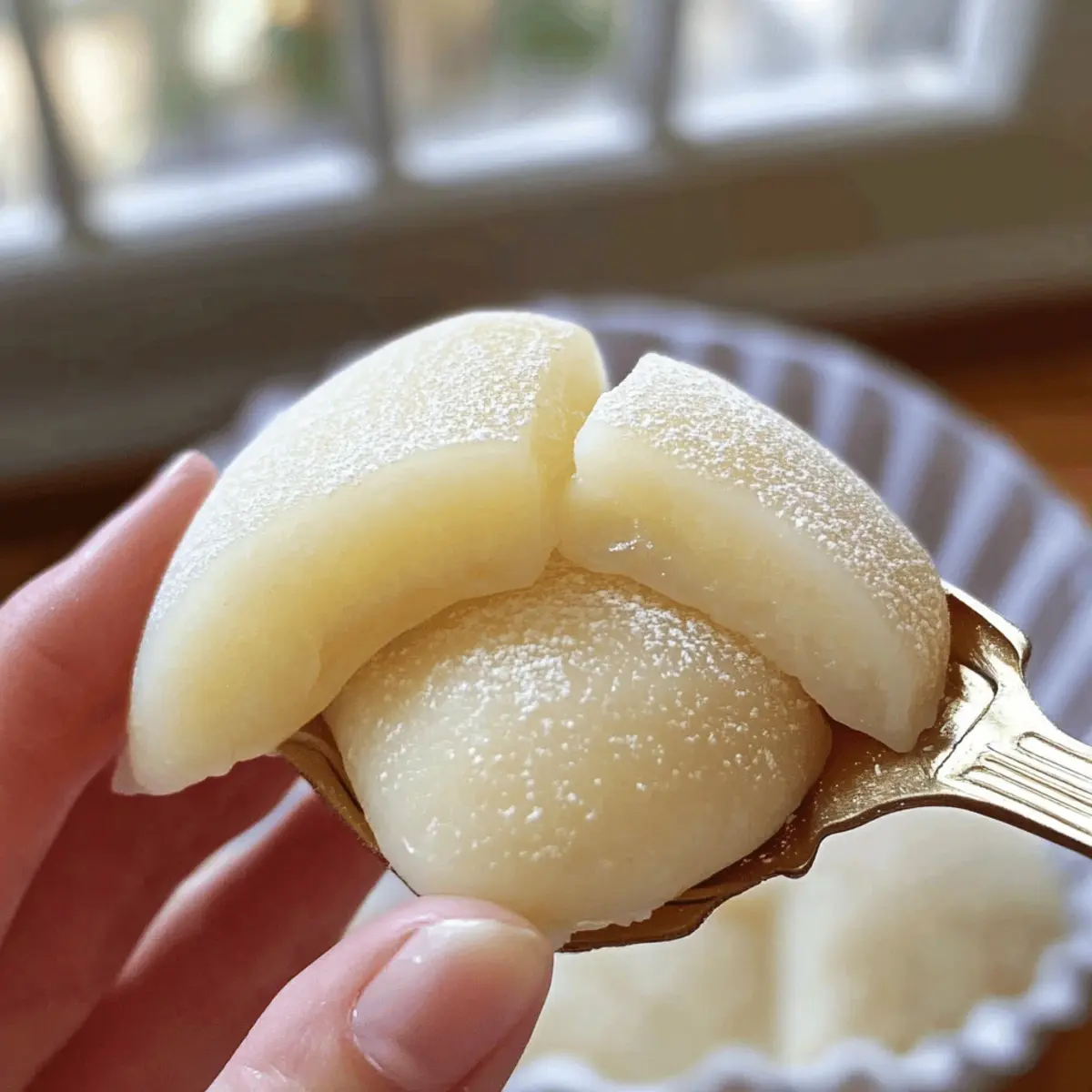 Der Ausgang: Cremiger Milch Mochi ganz einfach