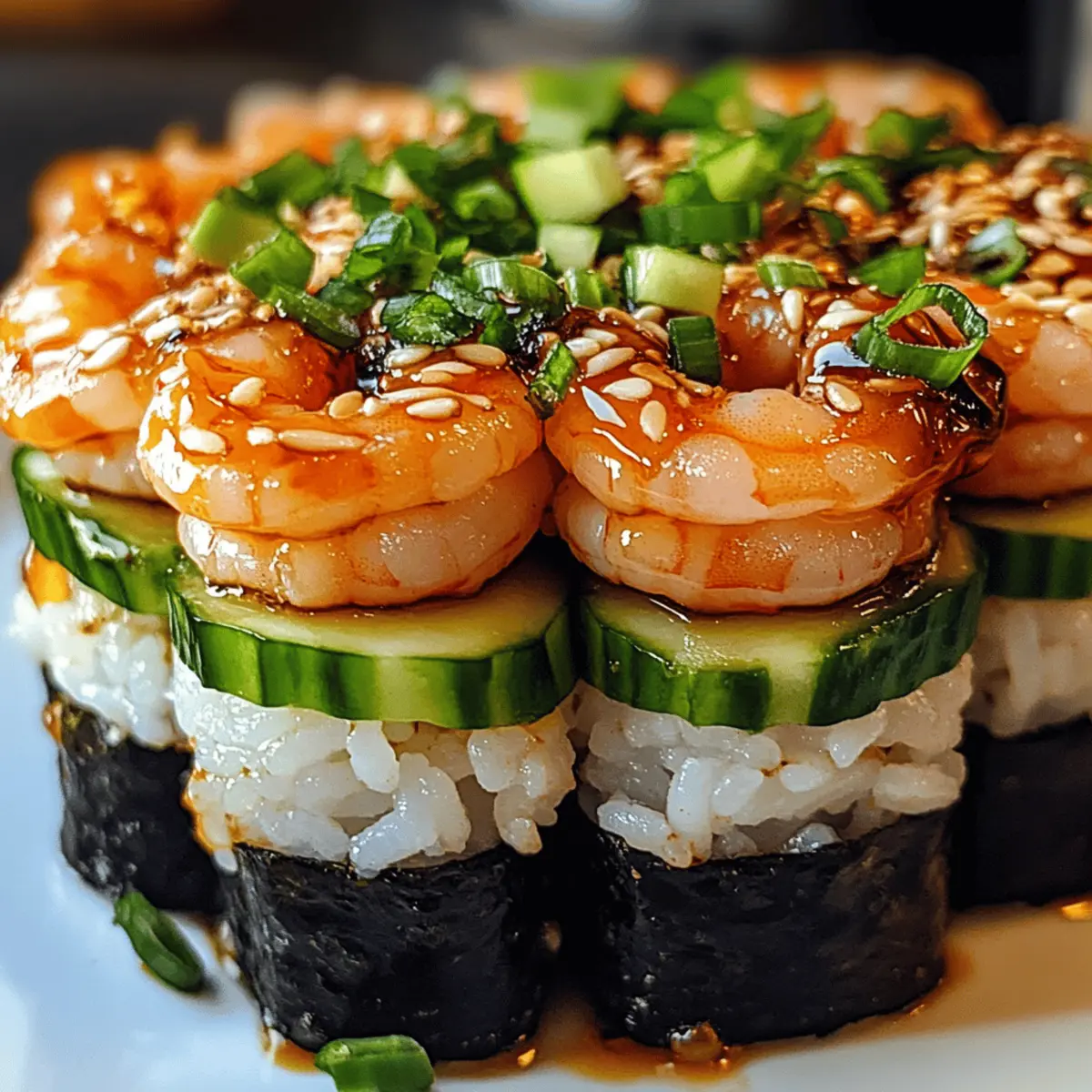 Spicy Shrimp Sushi Stacks für deinen Genuss