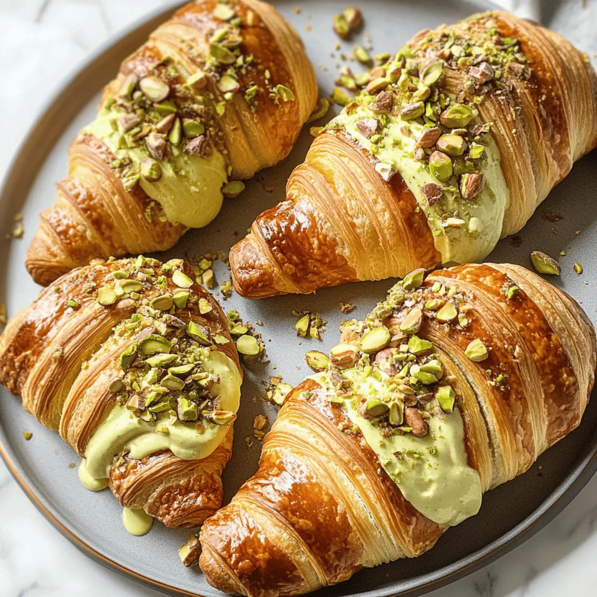 Pistazien-Croissants im Handumdrehen genießen