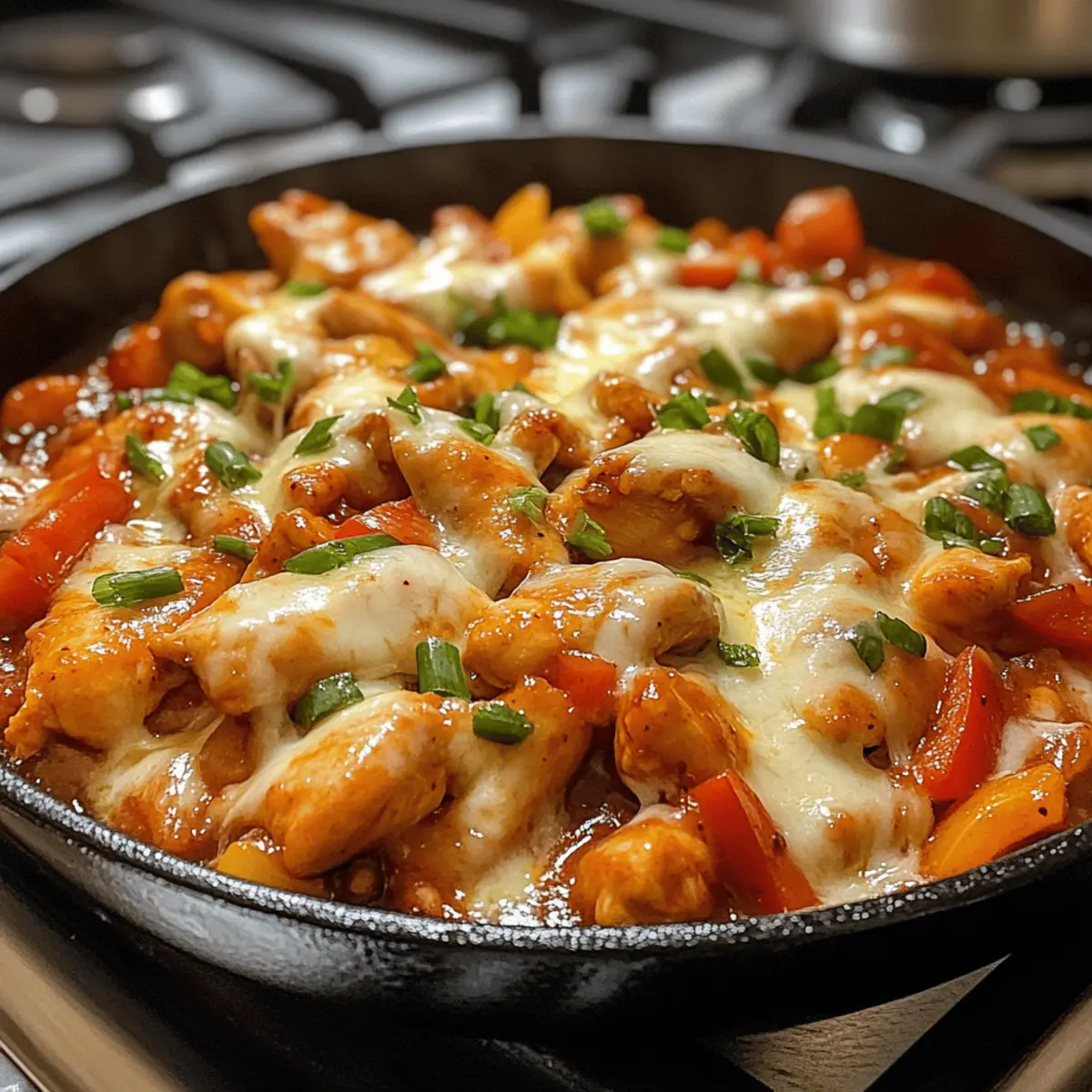 Cheese Dakgalbi – Koreas würzige Käse-Hühnchen-Pfanne