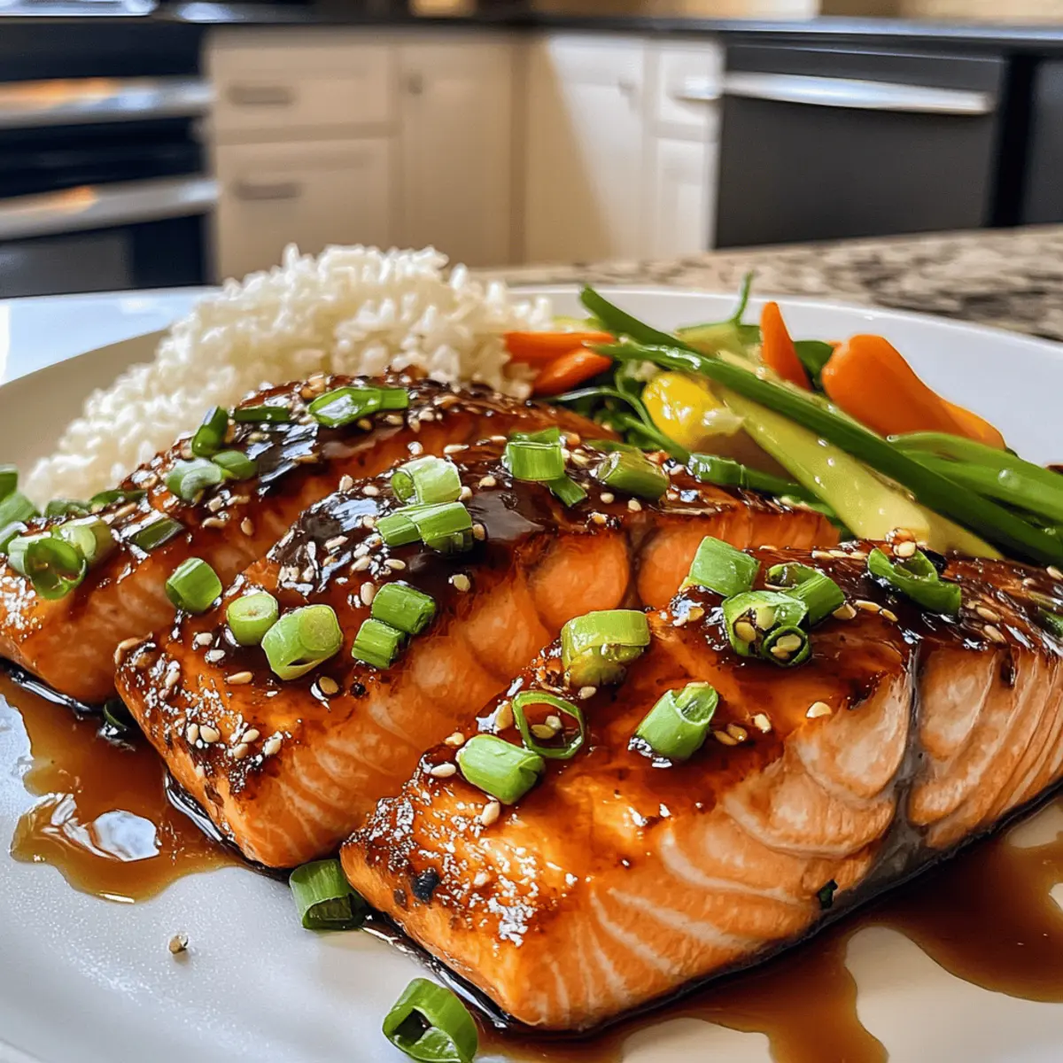 Ingwer Soja Lachs für ein schnelles Dinner